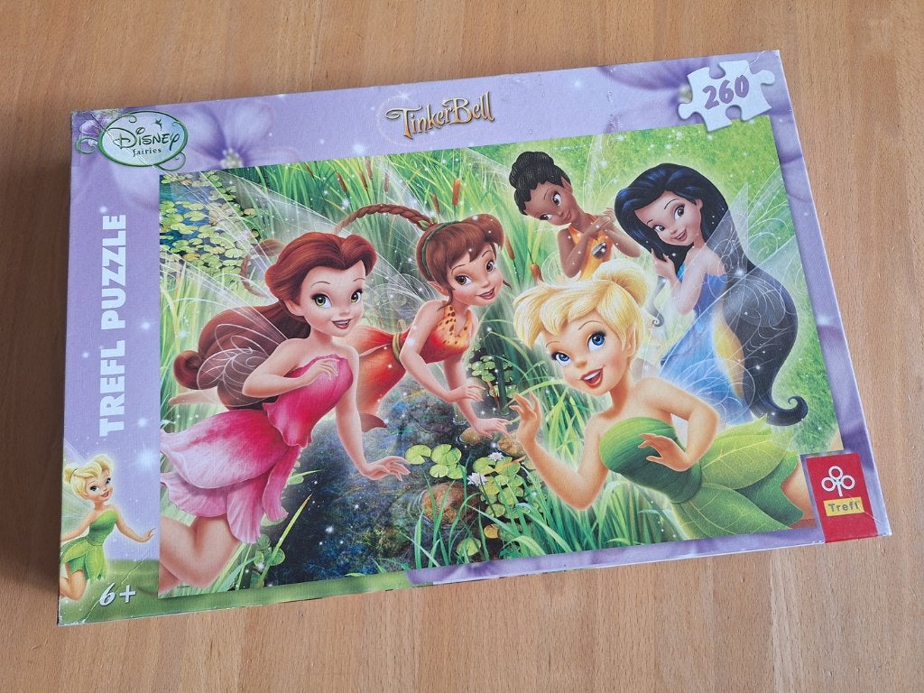 ✪ Puzzel Tinkerbell Disney - 260st, Ophalen of Verzenden, Meer dan 50 stukjes, Zo goed als nieuw