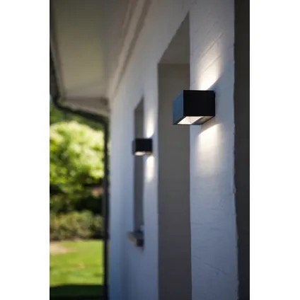 6 appliques extérieures LUTEC Gemini noir mat – LED, Enlèvement, Comme neuf