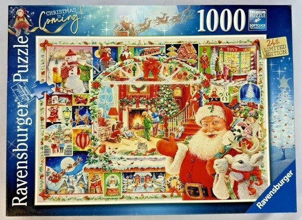 Ravensburger Puzzle 1000 St. 24e édition Noël approche, Envoi, 500 à 1500 pièces, Comme neuf, Puzzle