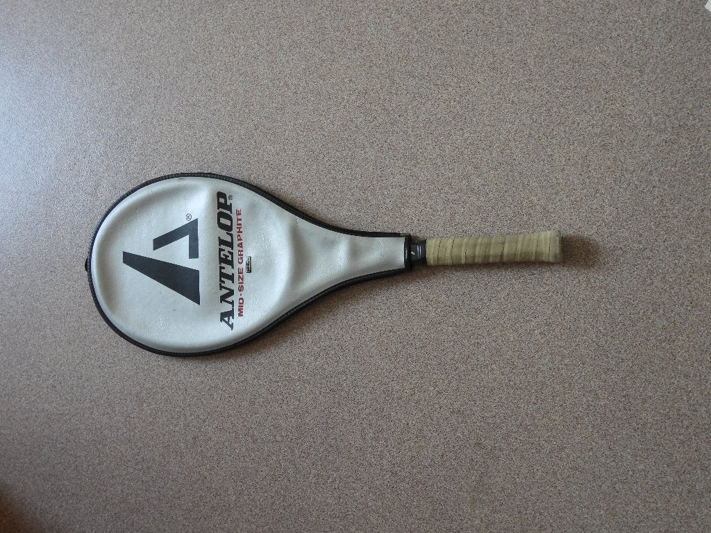 VINTAGE 2 TENNISRACKETS YONEX/ANTELOP, Enlèvement, Utilisé, Raquette, Autres marques