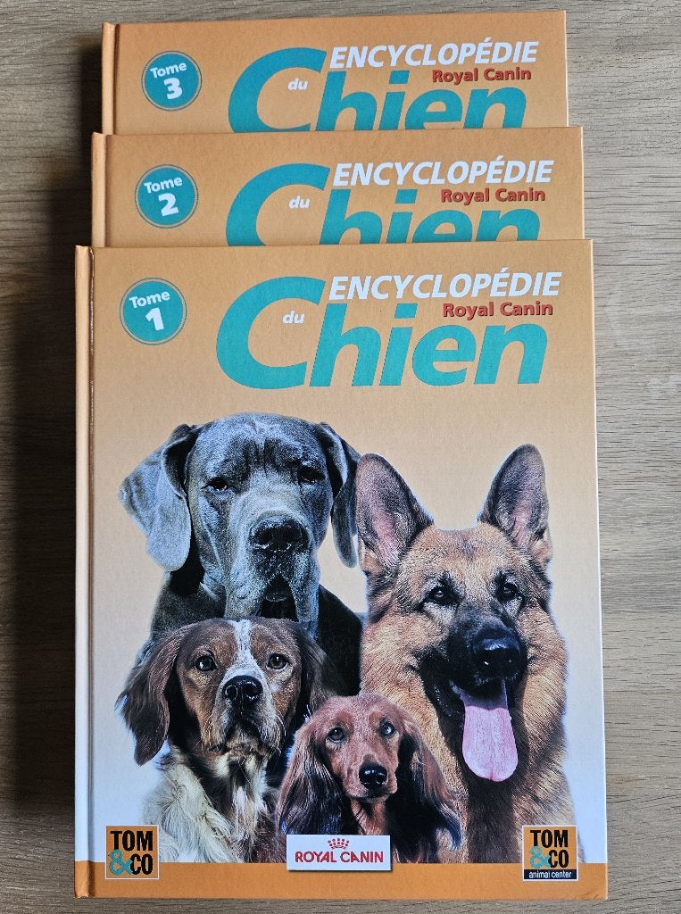 Lot de 3 livres - Encyclopédie du chien, Boeken, Encyclopedieën, Nieuw, Ophalen of Verzenden, Los deel, Collectif