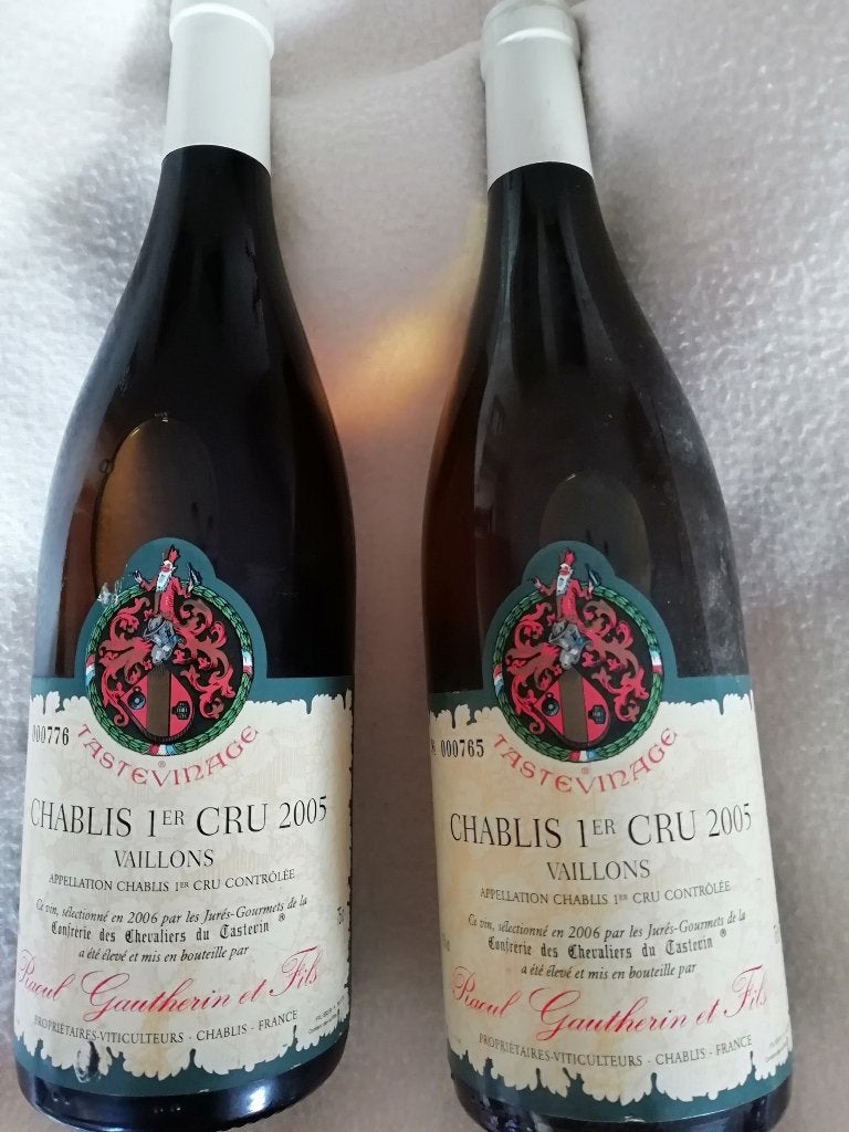 witte wijn CHABLIS 1er Cru 2005, Ophalen, Witte wijn, Vol