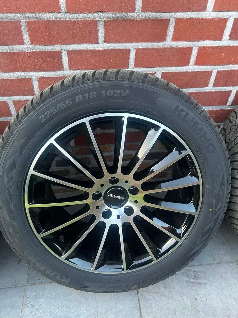 Mercedes E classe velgen met banden, Auto-onderdelen, Banden en Velgen, Ophalen, Winterbanden, Band(en)