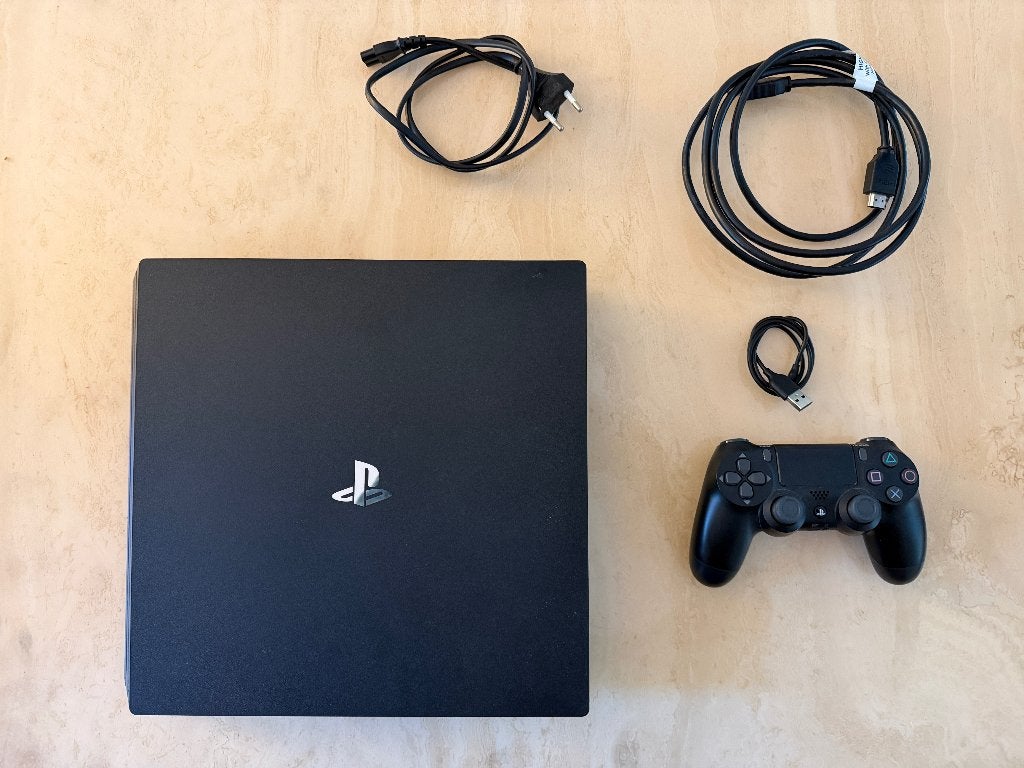 PlayStation 4 Pro 1TB + 1 Controller + 15 Games, Ophalen, Met games, Zo goed als nieuw, 1 TB