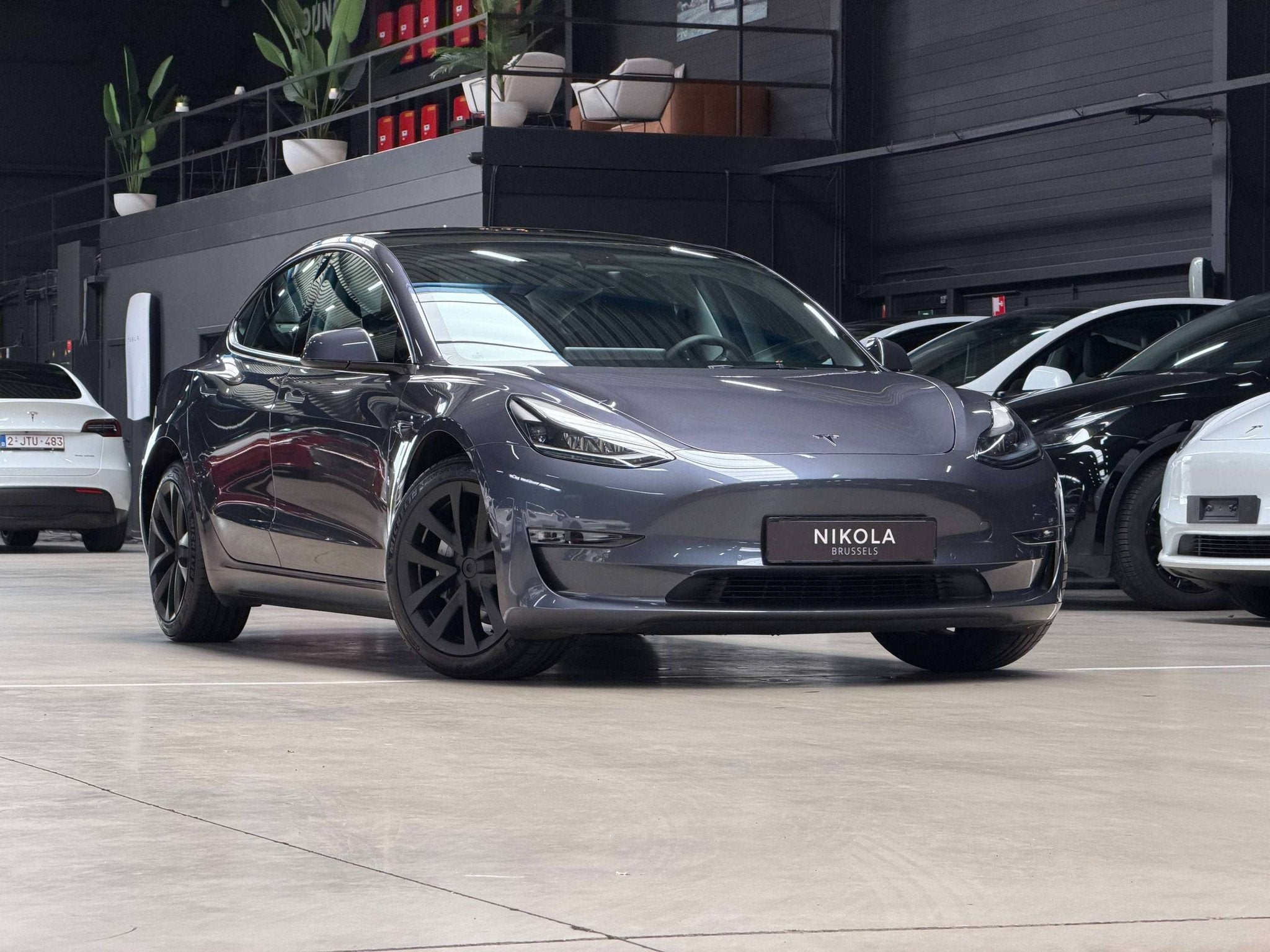 Tesla Model 3 LONG RANGE - ALL WHEEL DRIVE - FULL SELF DRIVI, Auto's, Tesla, Automaat, 4 deurs, Gebruikt, Zwart