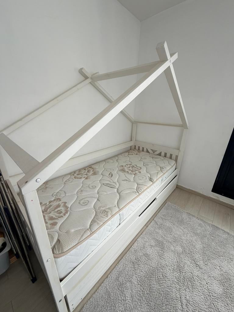 Kinder bed, Kinderen en Baby's, Ophalen, Gebruikt, Matras