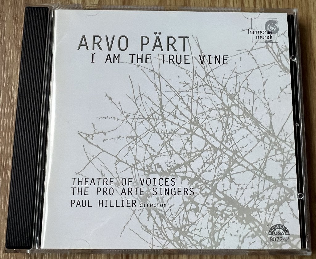 CD Arvo Pärt - I Am The True Vine / Paul Hillier, CD & DVD, CD | Classique, Enlèvement ou Envoi, Comme neuf