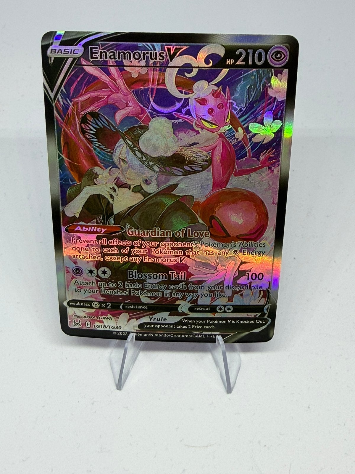 À vendre Carte Pokémon Enamorus V (TG18/TG30), Enlèvement ou Envoi, Comme neuf