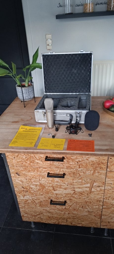 BPM StudioTechnik Microphone CR73 II + flightcase acces, Ophalen of Verzenden, Gebruikt, Studiomicrofoon