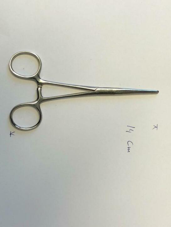 rechte arterieklem aesculap 14 cm, Diversen, Braces