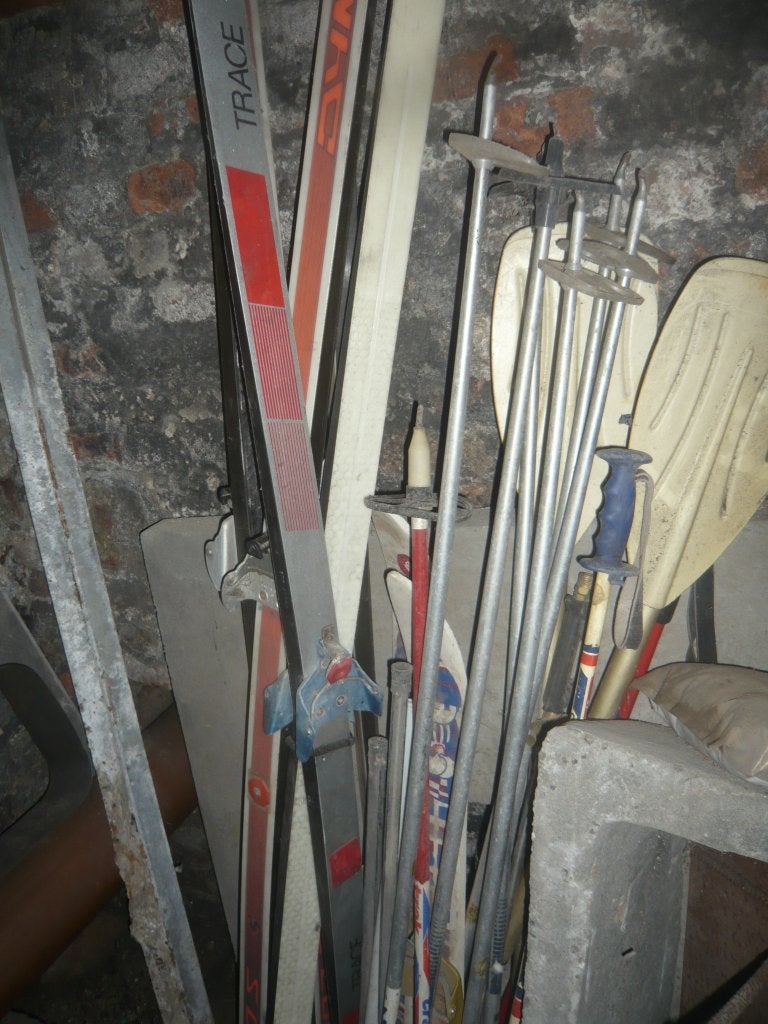 vieux skis, Sports & Fitness, Enlèvement, Utilisé, Skis