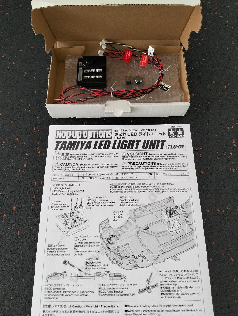 RC Tamiya Led Light Unit TLU-01 (53909), Hobby en Vrije tijd, Modelbouw | Radiografisch | Overige, Zo goed als nieuw, Ophalen of Verzenden
