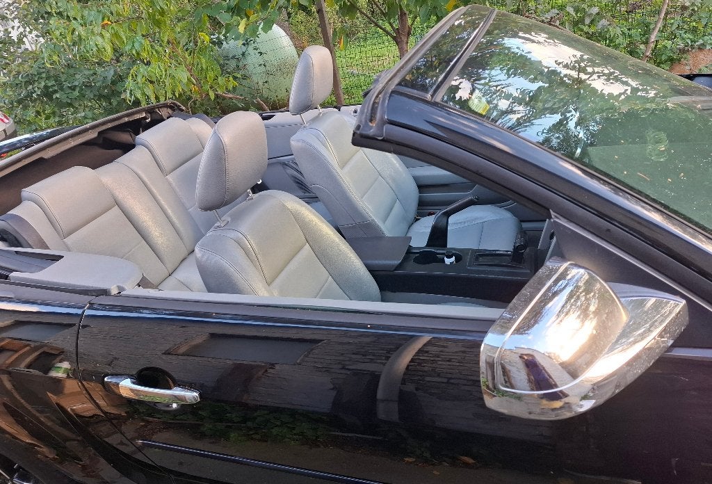 Ford mustang cabriolet automatisch+ keuring voor te koop, Auto's, Automaat, Cabriolet, Zwart, Leder
