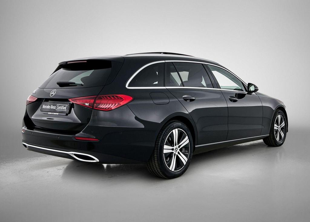 Mercedes-Benz C-Klasse 300 e Break Luxury Line | Smartphone, Auto's, Mercedes-Benz, Automaat, 4 cilinders, 313 pk, Zwart