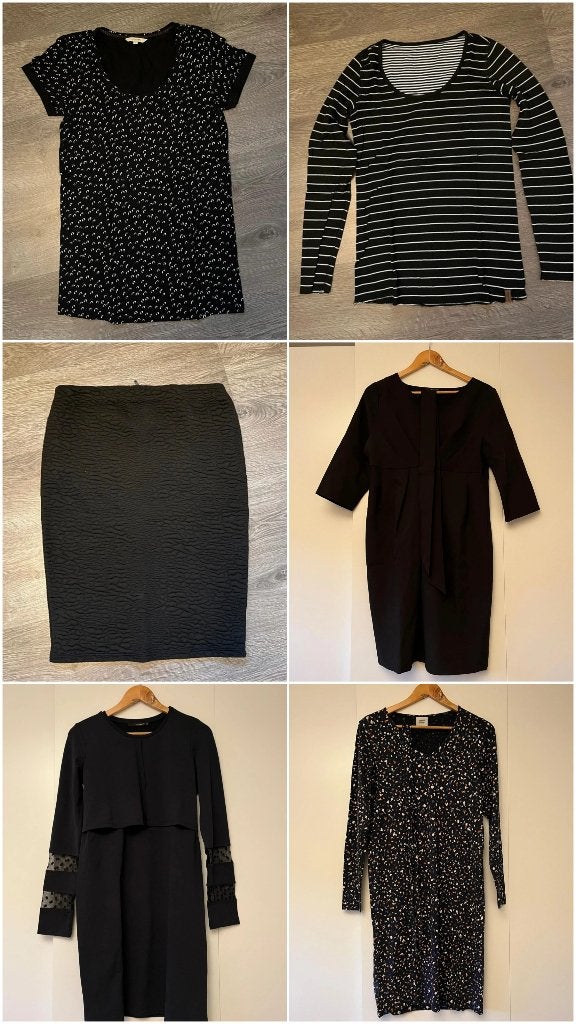 Set zwangerschapskleding, Overige typen, Zwart, Ophalen of Verzenden, Maat 36 (S)