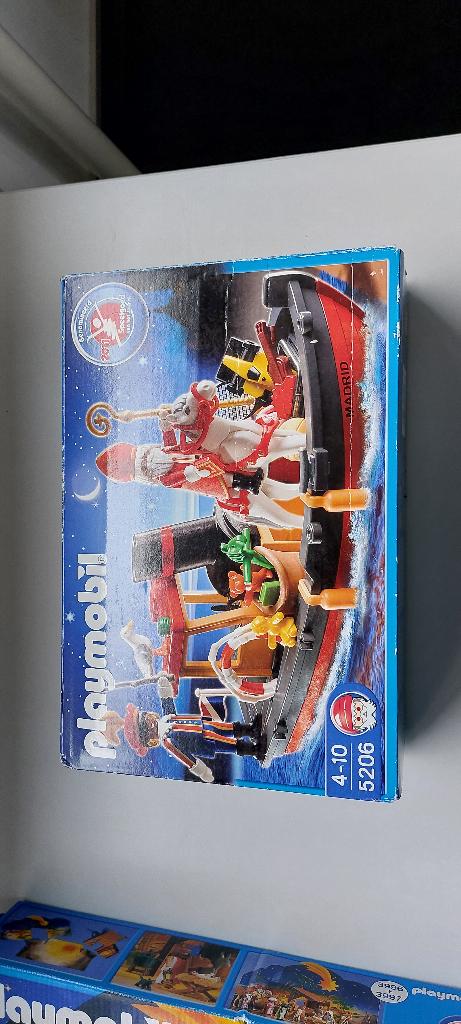 Playmobil 5206 Stoomboot van Sinterklaas en Piet, Ophalen, Zo goed als nieuw, Complete set