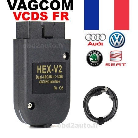 VCDS vagcom version 25.7 REAL HEX V2 Audi-vw-seat-Skoda, Enlèvement ou Envoi, Neuf
