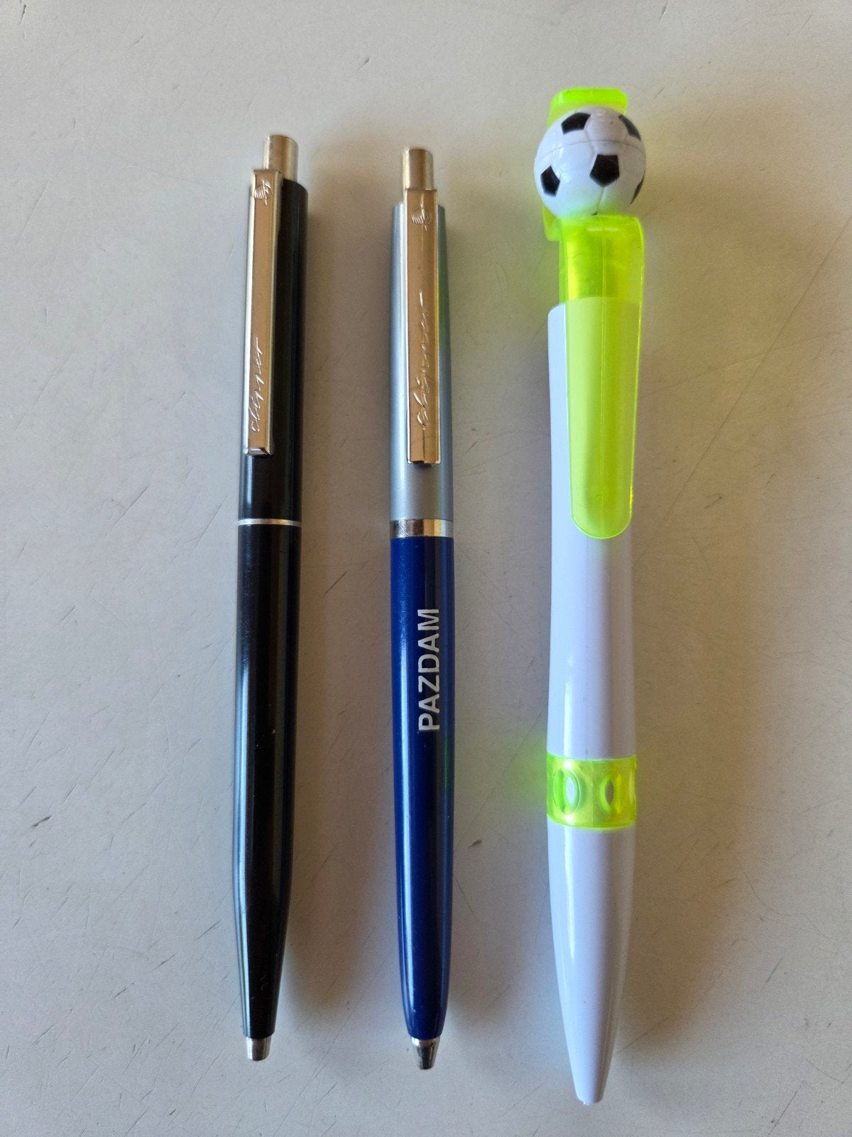 3 balpennen, Verzamelen, Ophalen of Verzenden, Zo goed als nieuw
