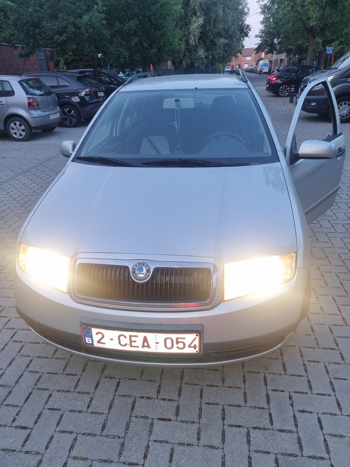Auto skoda Fabia, Auto's, 5 deurs, Particulier, Euro 4, Zilver of Grijs