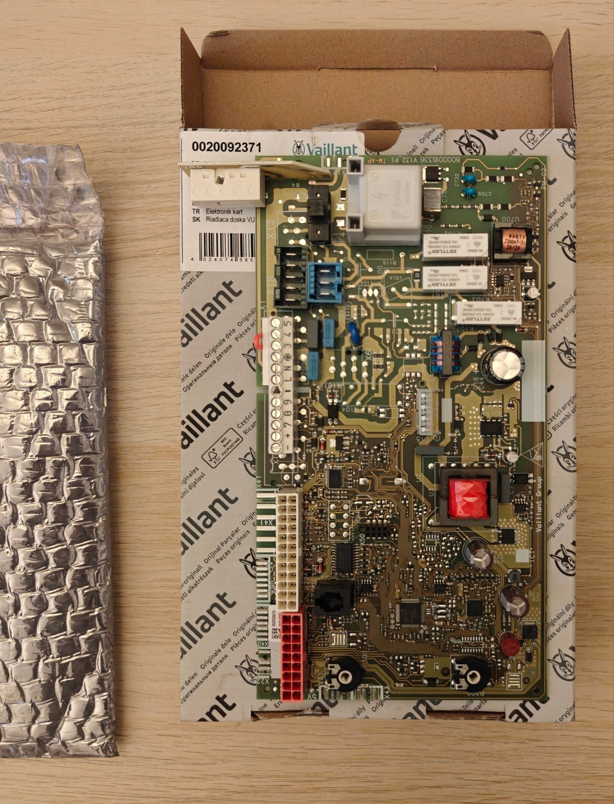 Circuit imprimé pour chaudière Vaillant, Bricolage & Construction, Chauffage & Radiateurs, Enlèvement ou Envoi