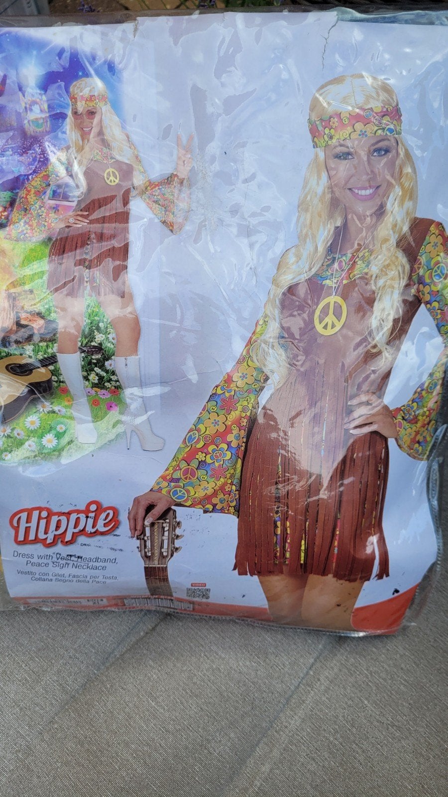 Hippie kleed, Ophalen, Maat 46/48 (XL) of groter