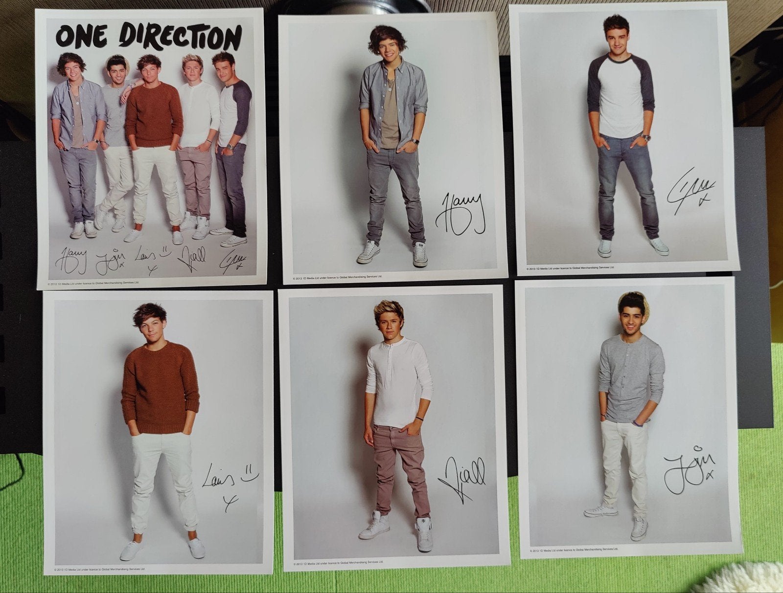 One Direction foto's 20 cm op 25 cm, Envoi, Photo