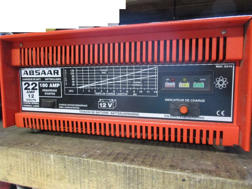 batterij lader ABSAAR 180 amp OPLAADER, Ophalen, Gebruikt, Amerikaanse onderdelen