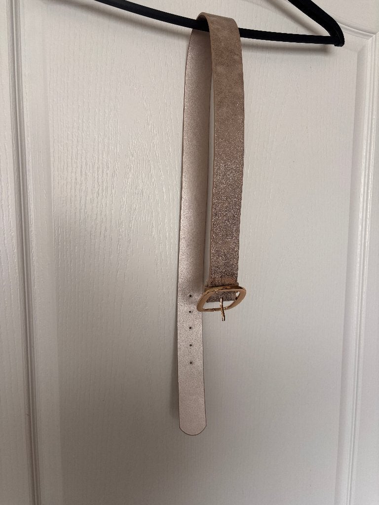 Nieuwe goudkleurige centuur lengte 103,5 cm, Kleding | Heren, 95 tot 105 cm, Overige kleuren, Nieuw, Ophalen of Verzenden