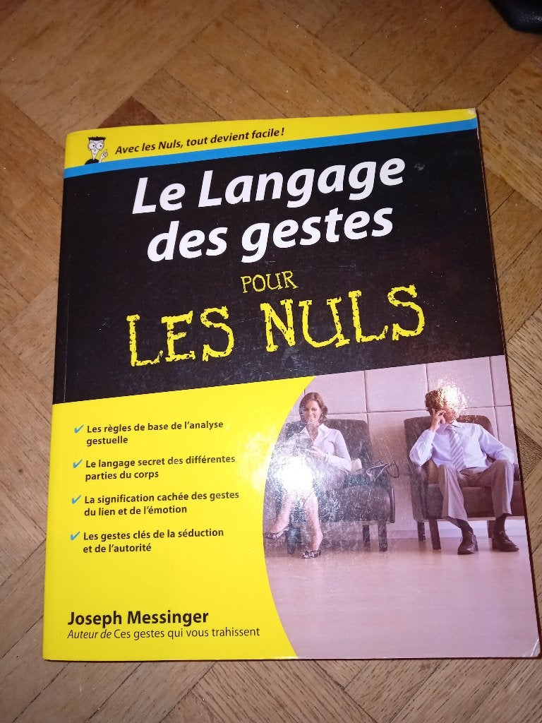 Livre le langage des gestes pour les nuls, Enlèvement