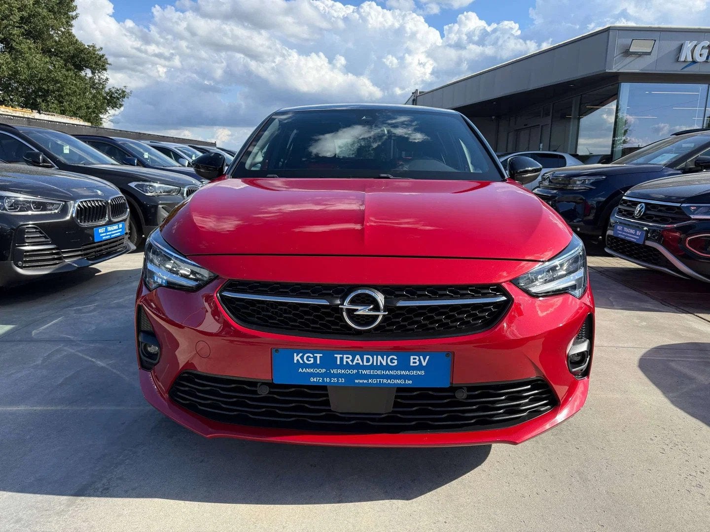 Opel Corsa 1.2i TURBO 100PK GS-LINE NAVIGATIE SPORTZETELS CA, Autos, Rouge, Entreprise, Boîte manuelle, Noir