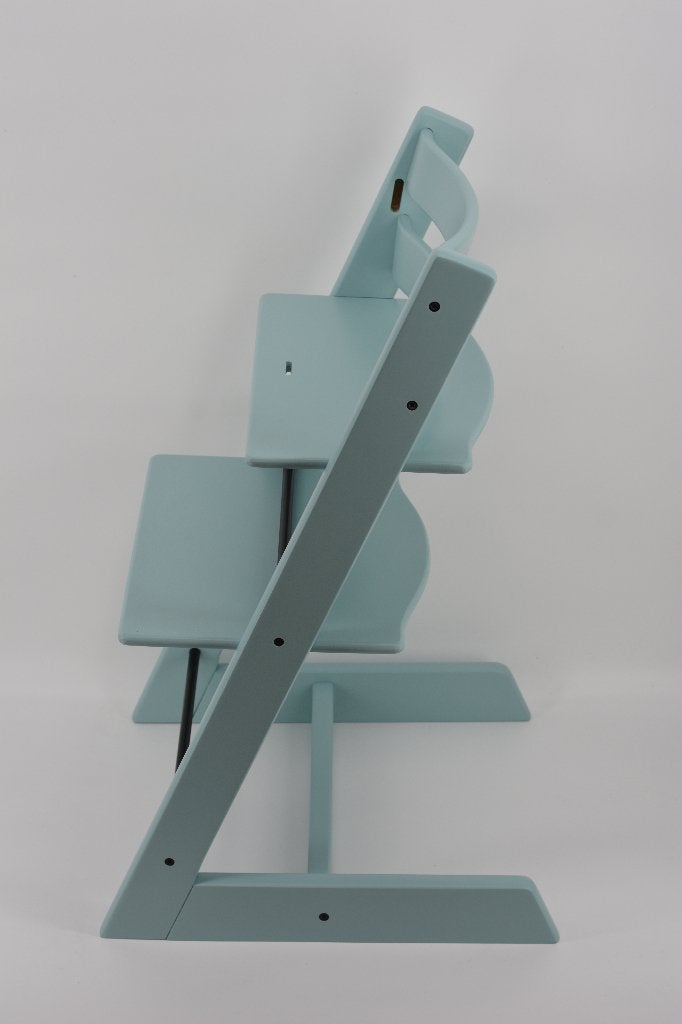 Stokke Tripp Trapp Aqua Blue – Tripp Trapp, Kinderen en Baby's, Verzenden, Zo goed als nieuw, Meegroeistoel, Aanschuifbaar