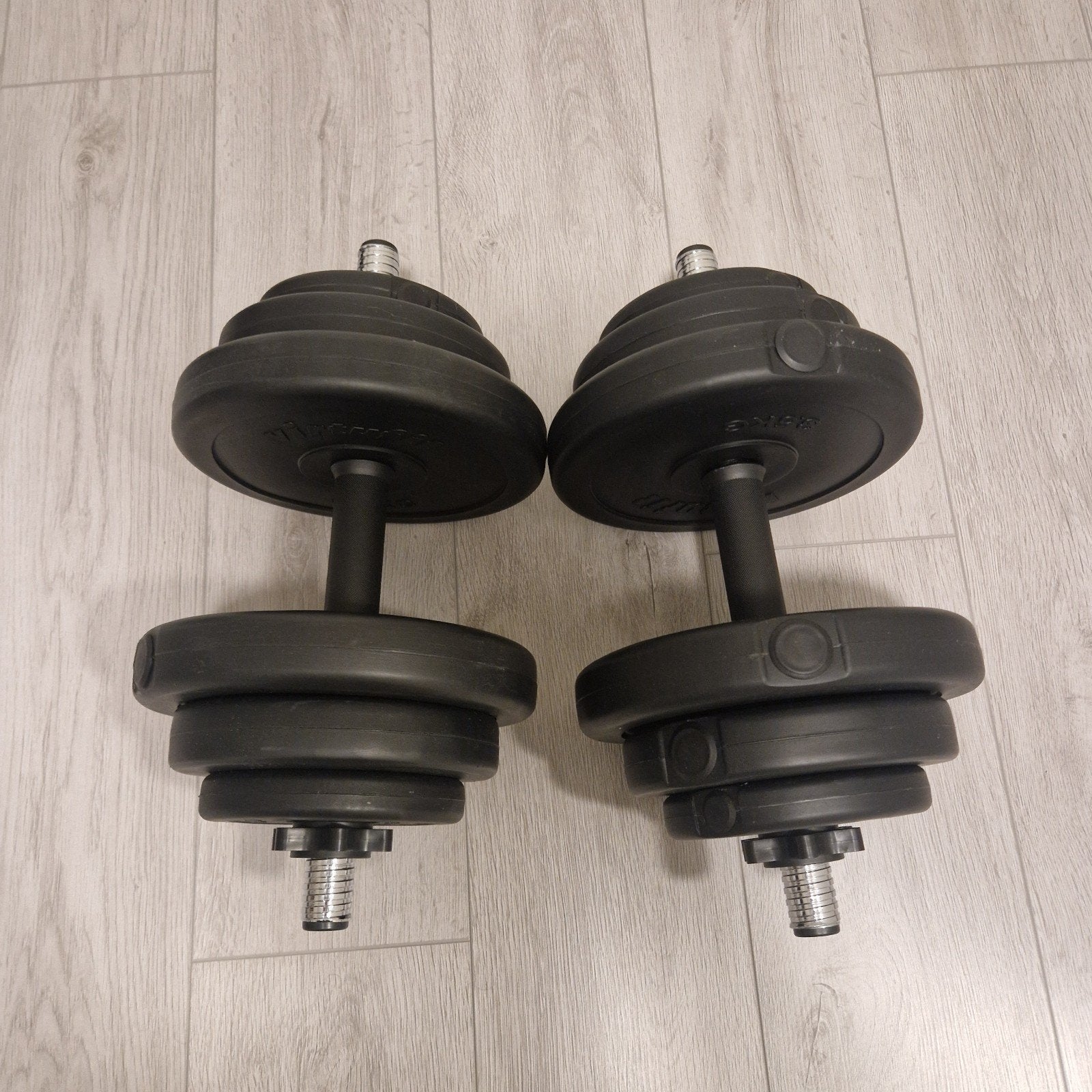ensemble d'haltères 2 haltères de 14 kg, Sports & Fitness, Enlèvement, Haltère