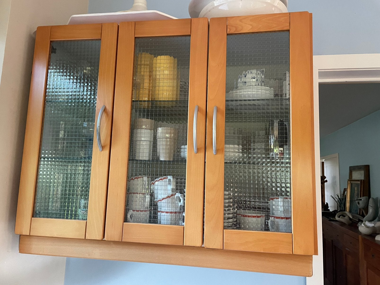 Vitrine keukenkastje, Huis en Inrichting, Ophalen, Gebruikt, 50 tot 100 cm, Minder dan 100 cm