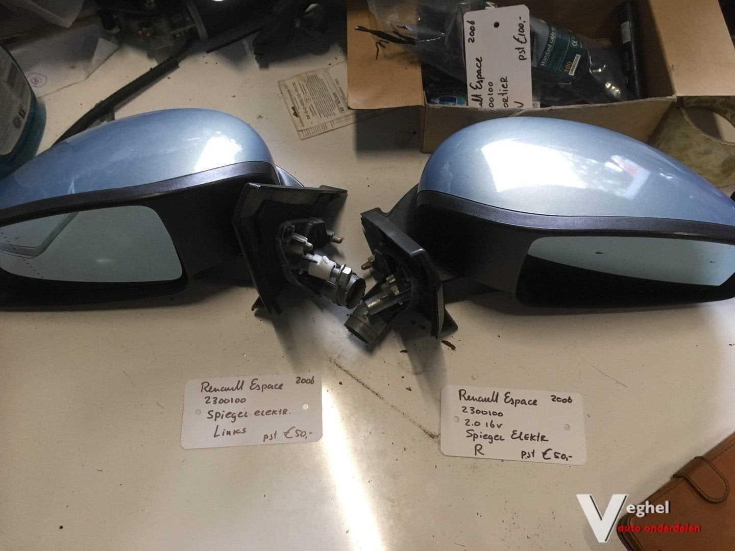 Renault Espace 2.0 16v 2006 Buitenspiegel  Rechts elektr., Gebruikt, -, -, Ophalen of Verzenden