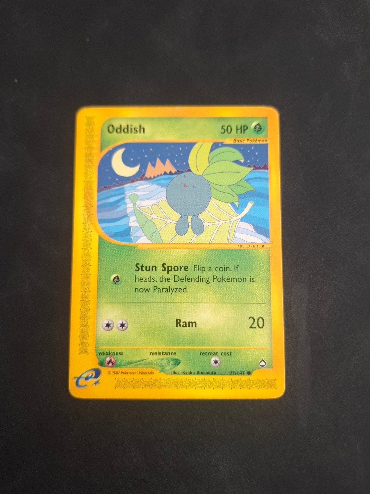 Pokémon Kaart Oddish 97/147 e-Reader Series 2002, Ophalen of Verzenden