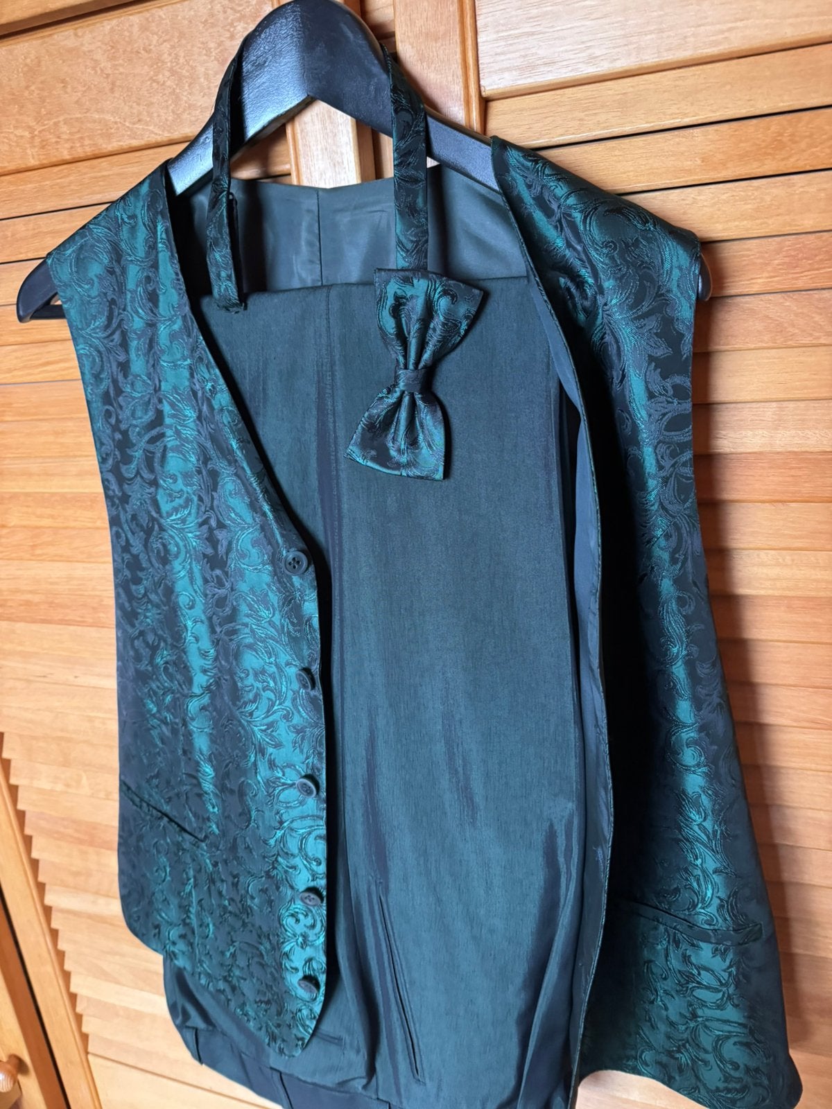 Costume de mariage taille 50, Enlèvement ou Envoi, Comme neuf, Taille 48/50 (M), Vert