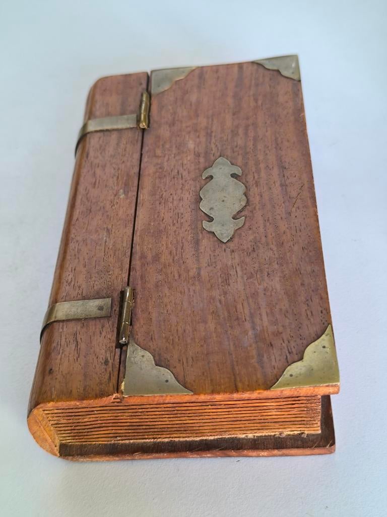 Houten kistje, boekvorm, Huis en Inrichting, Ophalen of Verzenden