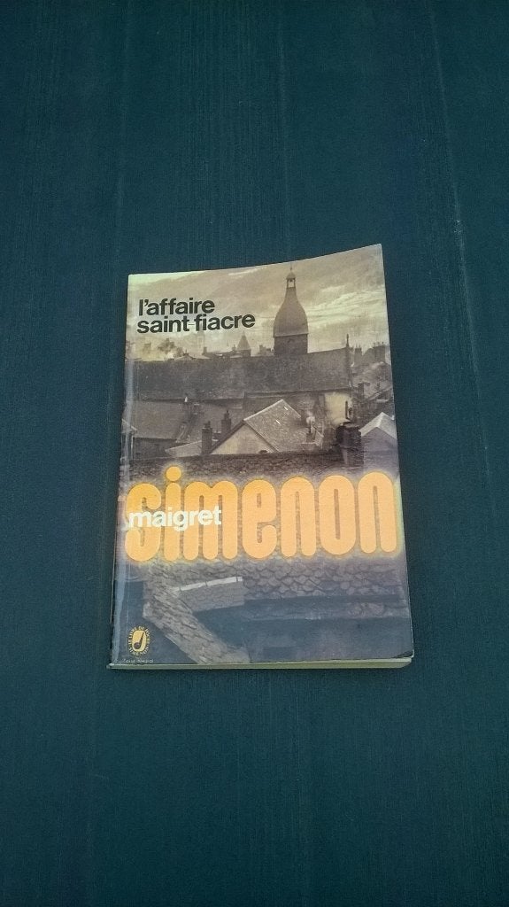 Livre: L’affaire Saint-Fiacre – Maigret, Enlèvement ou Envoi, Utilisé, Georges Simenon