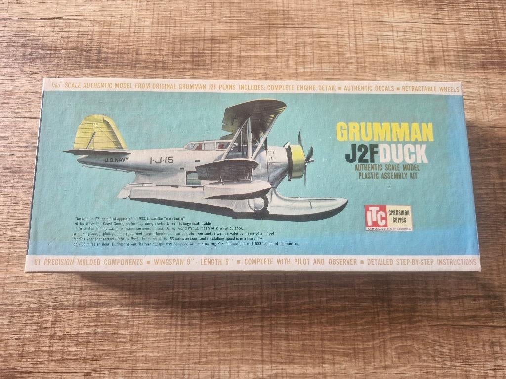 ITC 1/50 Grumman J2F Duck, Enlèvement ou Envoi, Comme neuf, Avion, Plus grand que 1:72
