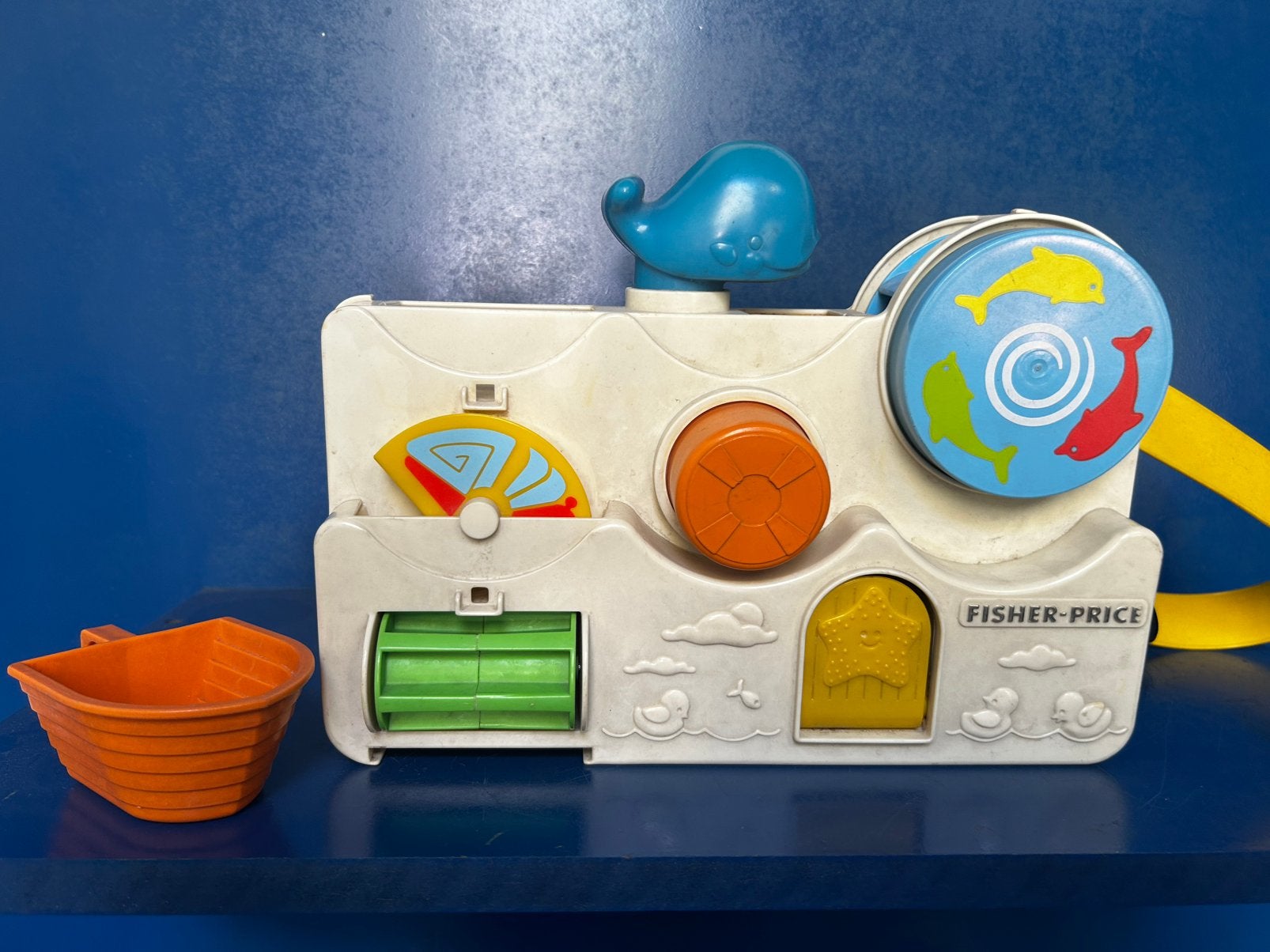Centre d'activités Vintage Fisher-Price — Thème de la mer, Enlèvement, Utilisé, Autres types, Sonore