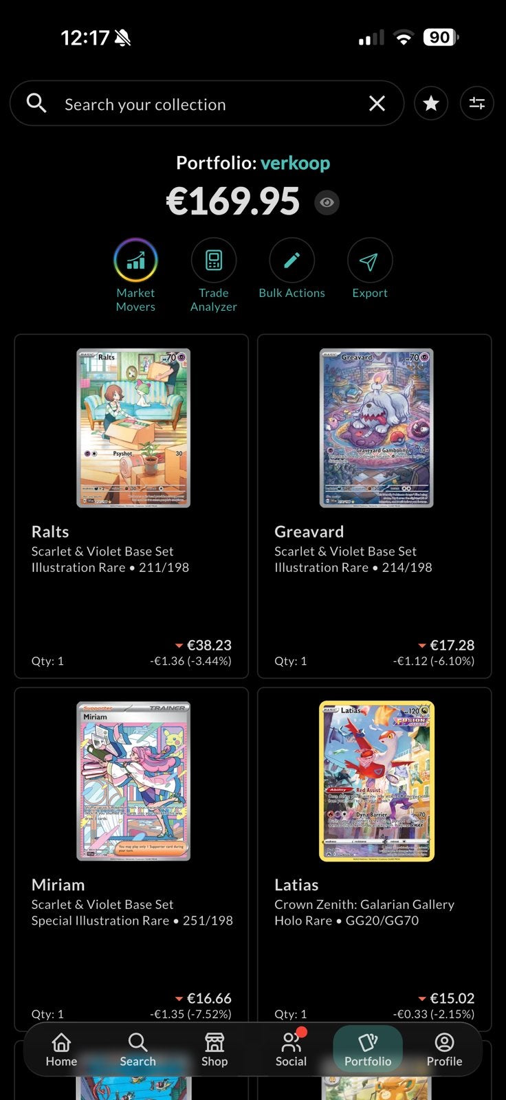 Kleine pokemon collectie, Enlèvement, Comme neuf, Plusieurs cartes, Foil