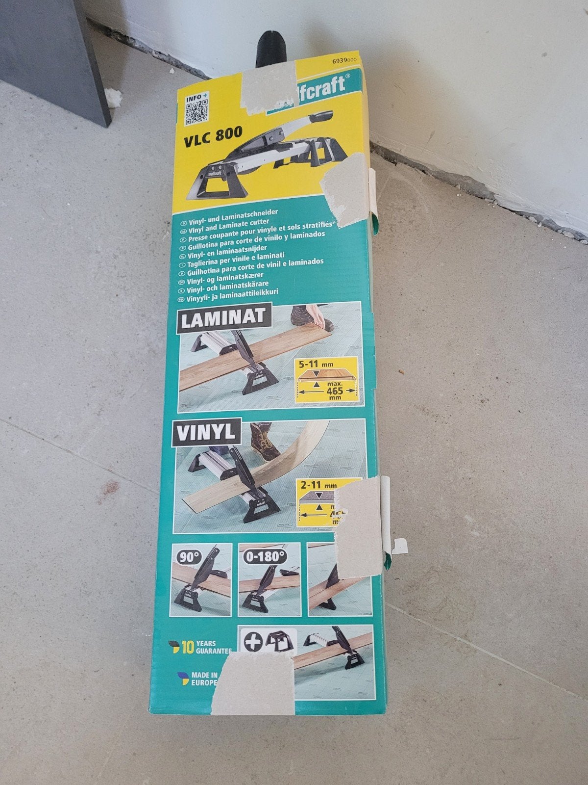 Wolfcraft VLC 800, Doe-het-zelf en Bouw, Ophalen, Gebruikt