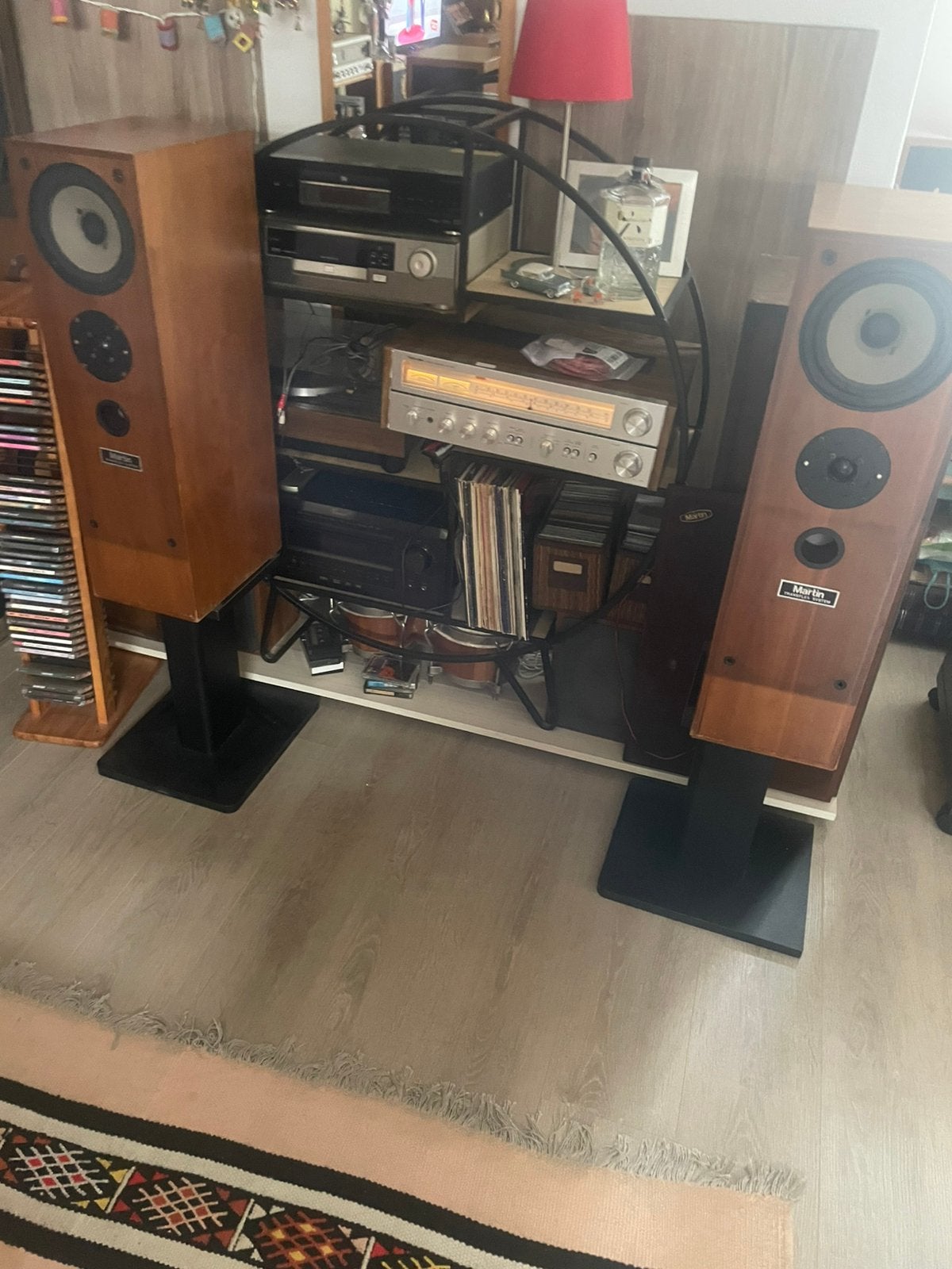 Paire d’enceintes Martin TL 1650 USA, Enlèvement, Utilisé