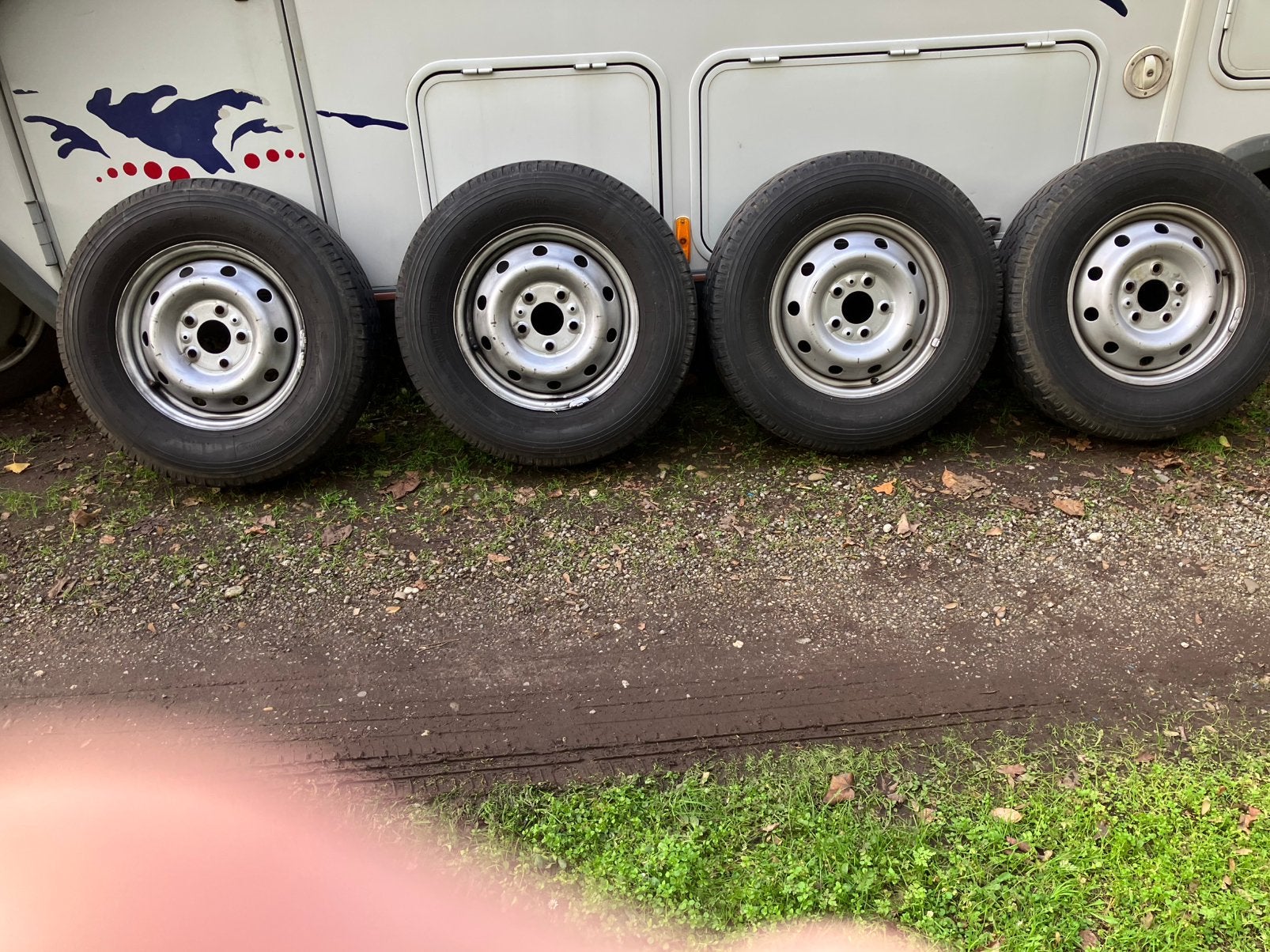 4 zomerbanden Michelin X op velg voor camper 215/75 R 16 C, Pneus et Jantes, 215 mm, 16 pouces, Pneus été