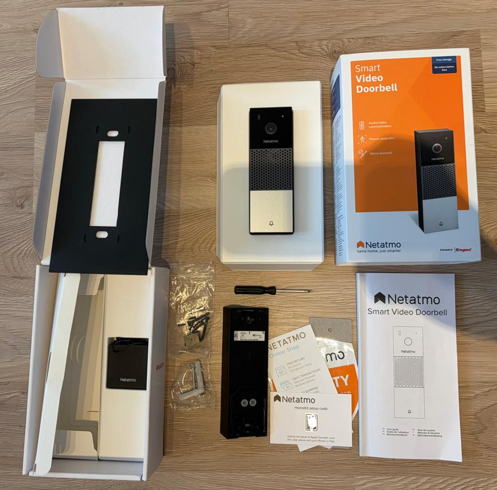 Sonnette conectée Netatmo, Maison & Meubles, Sonnettes, Enlèvement ou Envoi, Compatible avec les smartphones, Utilisé, Filaire