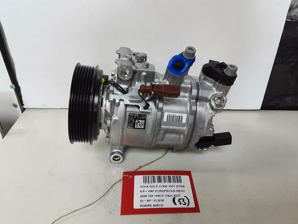 COMPRESSEUR CLIMATISATION Golf VIII (CD1) (3Q0816803D), Volkswagen, Volkswagen AG, Utilisé, Kundenbetreuung@volkswagen.de