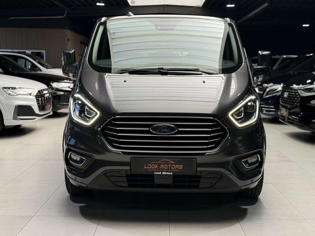 Ford Tourneo Custom 2.0 TDCI L1H1 TITANIUM 8 PLACES CUIR GPS, Autos, Ford, Cuir, Achat, Entreprise, 5 portes