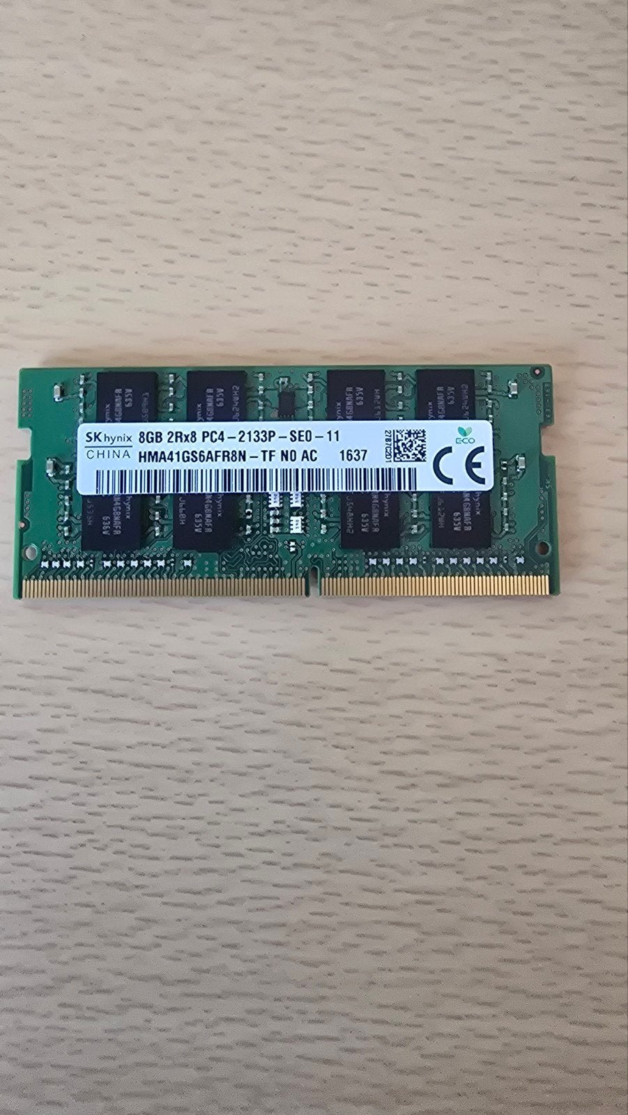 8Gb Hynix DDR4 2133Mhz, Computers en Software, Gebruikt, DDR4, 8 GB, Ophalen of Verzenden