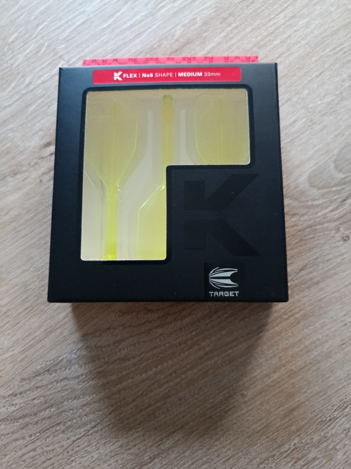 Target K-Flex Neon Yellow NO6 - Dart Flights- medium, Enlèvement