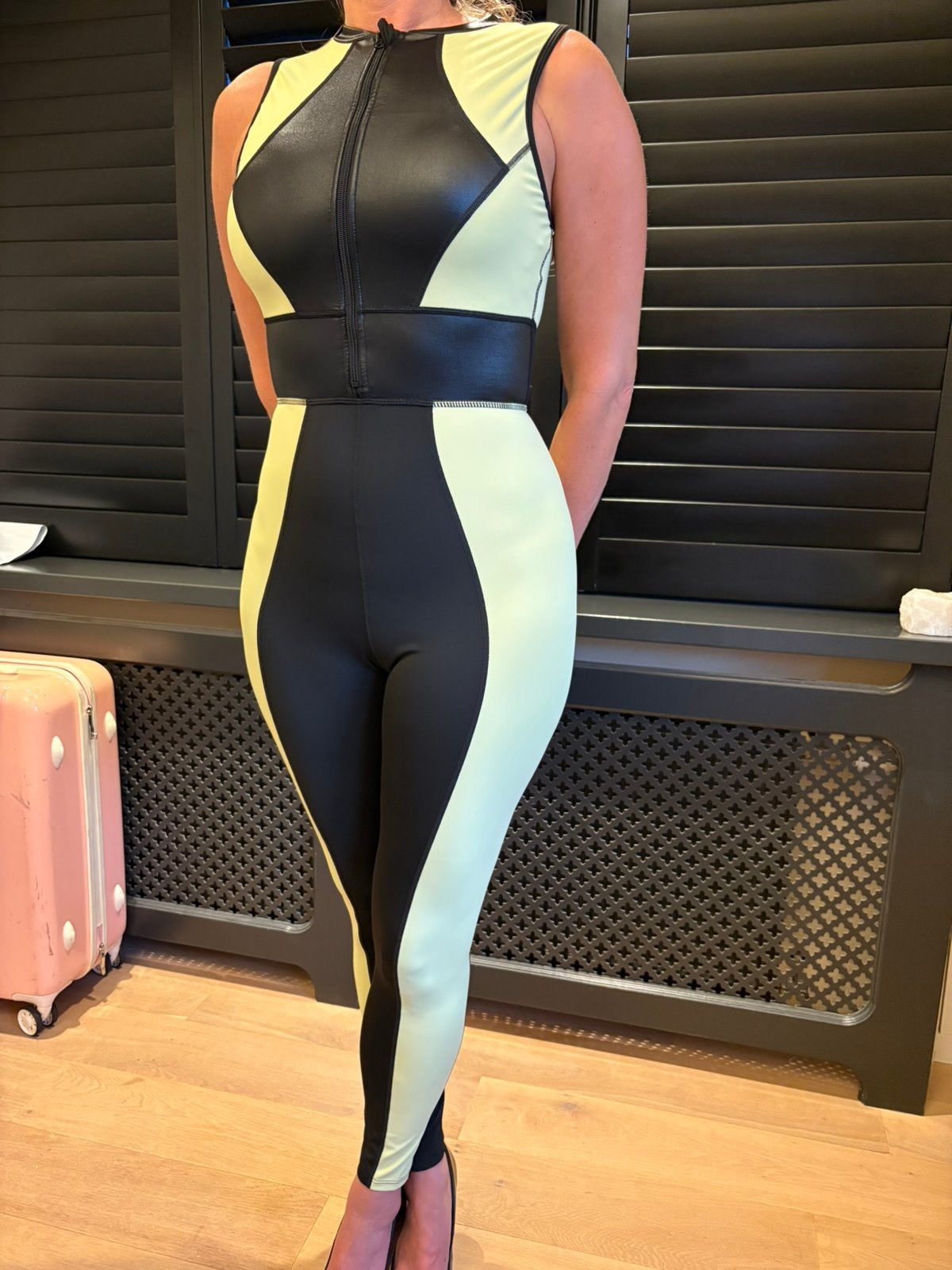 Gymsuit - Duo color, Kleding | Dames, Sportkleding, Maat 36 (S), Meerkleurig, Verzenden, Fitness of Aerobics
